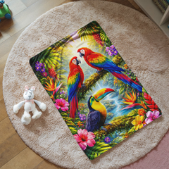 Tropical Paradise - Sherpa Fleece Blanket