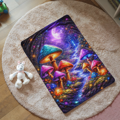 Magic Moon - Sherpa Fleece Blanket