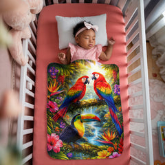 Tropical Paradise - Sherpa Fleece Blanket