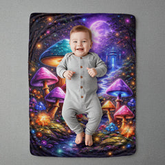 Magic Moon - Sherpa Fleece Blanket