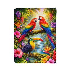 Tropical Paradise - Sherpa Fleece Blanket