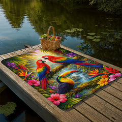 Tropical Paradise - Sherpa Fleece Blanket