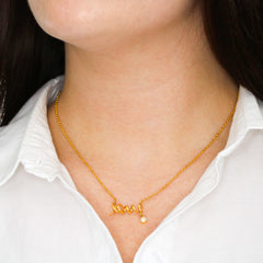 My Dear Mom - Love Necklace (for Mom)