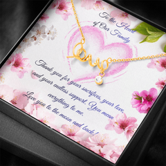 My Dear Mom - Love Necklace (for Mom)