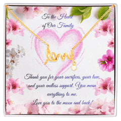 My Dear Mom - Love Necklace (for Mom)