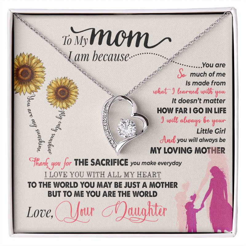You Are My Sunshine - Forever Love Necklace (For Mom)