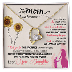You Are My Sunshine - Forever Love Necklace (For Mom)