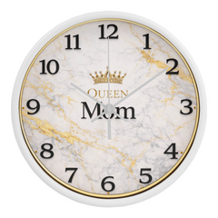 Queen Mom - Wood Frame 10" Clock