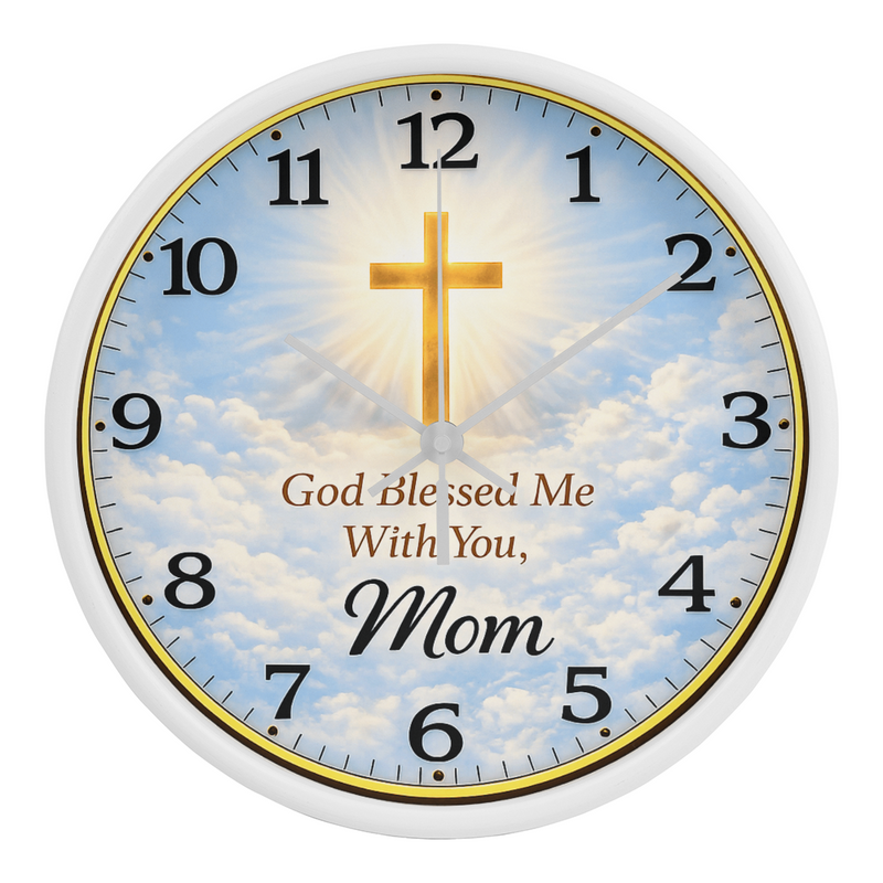 God Blessed me With You, Mom - Wood Frame 10