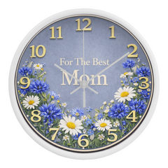 For The Best Mom - Wood Frame 10" Clock