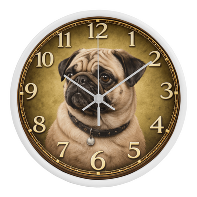 Cute Pug - Wood Frame 10