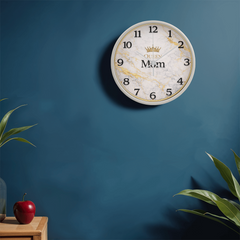 Queen Mom - Wood Frame 10" Clock