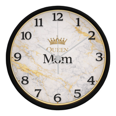 Queen Mom - Wood Frame 10" Clock