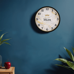 Queen Mom - Wood Frame 10" Clock