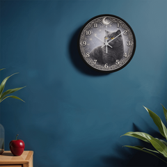 Noble British Shorthair - Wood Frame 10 " Clock
