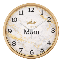 Queen Mom - Wood Frame 10" Clock