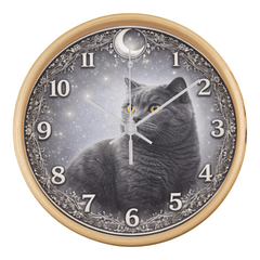 Noble British Shorthair - Wood Frame 10 " Clock