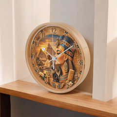 Egyptian Nights - Wood Frame 10" Clock