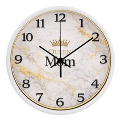 Queen Mom - Wood Frame 10" Clock