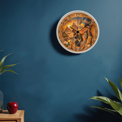 Egyptian Nights - Wood Frame 10" Clock