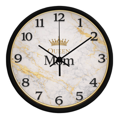 Queen Mom - Wood Frame 10" Clock
