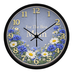 For The Best Mom - Wood Frame 10" Clock