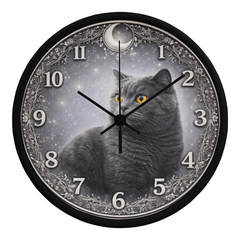 Noble British Shorthair - Wood Frame 10 " Clock