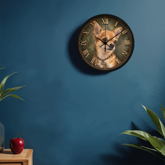 Sweet Chihuahua - Wood Frame 10" Clock
