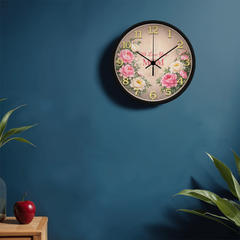 We Love You Mom - Wood Frame 10" Clock