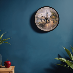 London Fog - Wood Frame 10" Clock