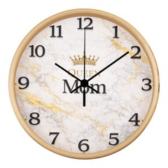 Queen Mom - Wood Frame 10" Clock
