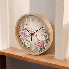 We Love You Mom - Wood Frame 10" Clock