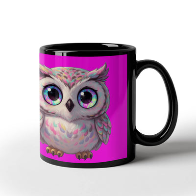 Cosmic Owl - Custom-Made Ceramic Mug