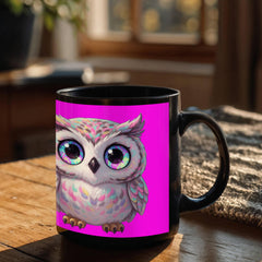 Cosmic Owl - Custom-Made Ceramic Mug