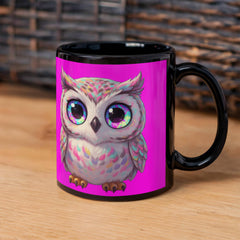 Cosmic Owl - Custom-Made Ceramic Mug