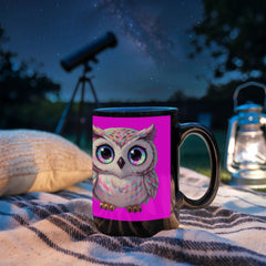 Cosmic Owl - Custom-Made Ceramic Mug