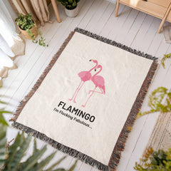 Flamingo - Heirloom Artwork Woven Blanket