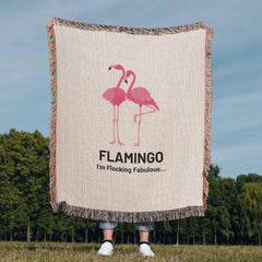 Flamingo - Heirloom Artwork Woven Blanket