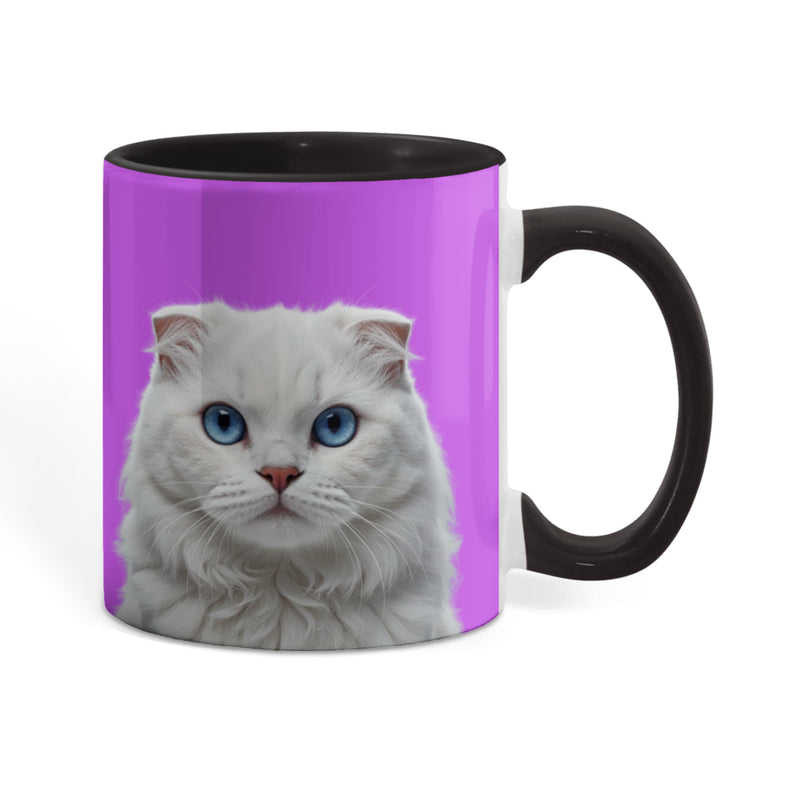 Scottish Fold Love - Color Accent Mug