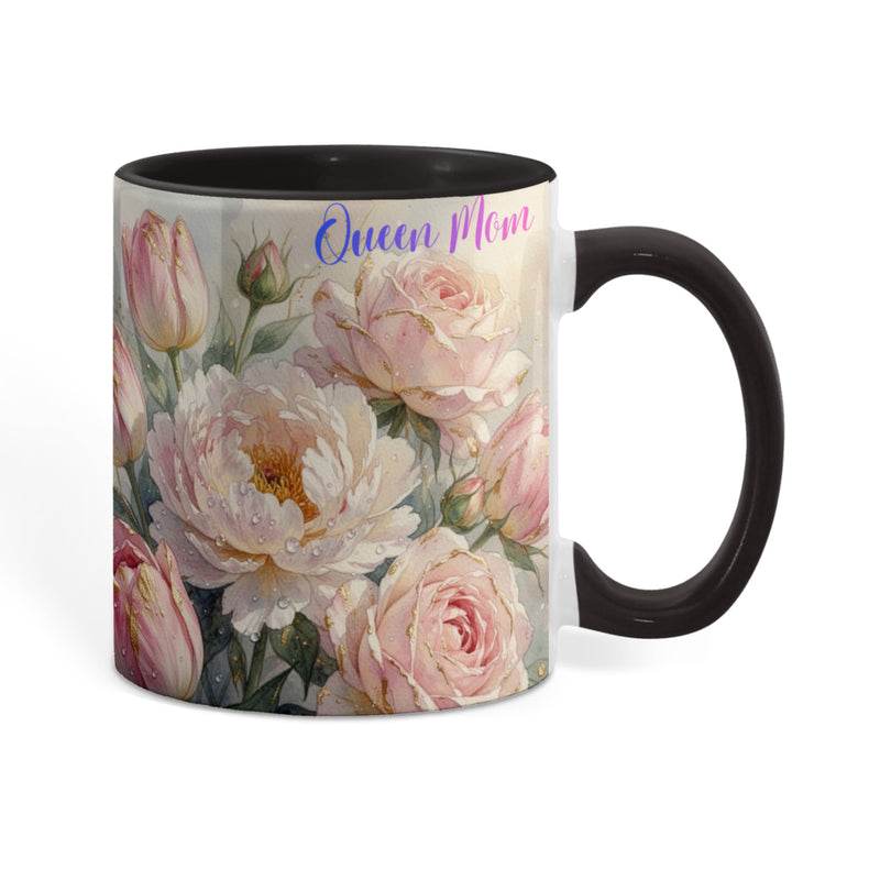 Queen Mom - Color Accent Mug