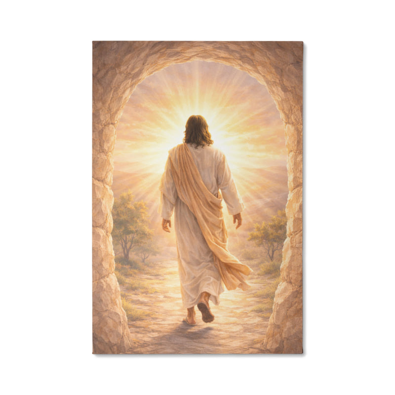 He Is Risen! - Wall Art On Canva (Light)