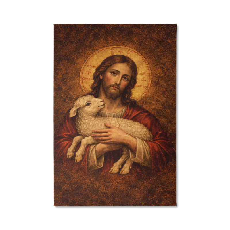 The Lamb of God - Byzantine Wall Art on Canva