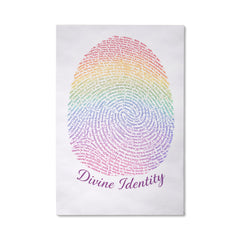 Divine Identity - Wall Art on Canva (Rainbow)