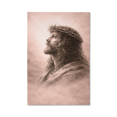 The Crown of Thorns - Wall Art on Canva (Dusty Rose)