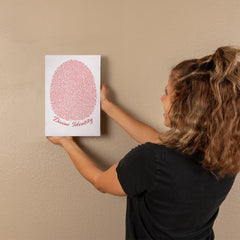 Divine Identity - Wall Art on Canva (Red)