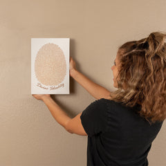 Divine Identity - Wall Art on Canva (Brown)