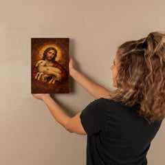 The Lamb of God - Byzantine Wall Art on Canva