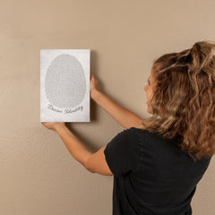 Divine Identity - Wall Art on Canva (Gray)