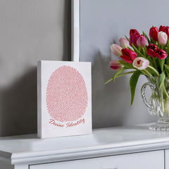 Divine Identity - Wall Art on Canva (Red)