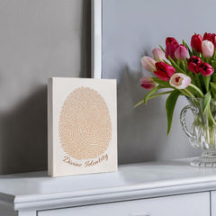 Divine Identity - Wall Art on Canva (Brown)